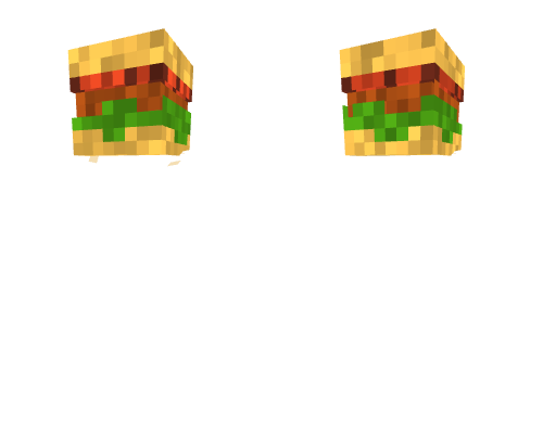burger skull Minecraft skin