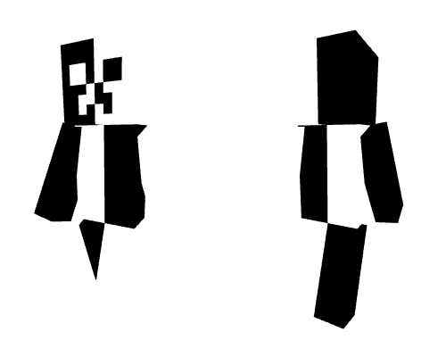 black white creeper