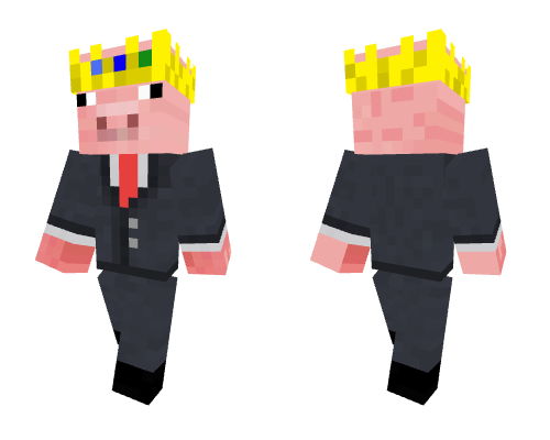 Formal Technoblade Minecraft skin