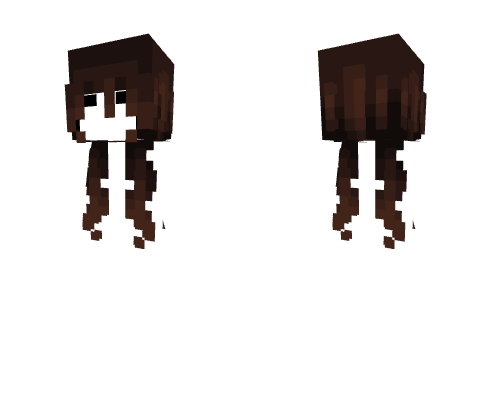 Female HB - Long Chocolate Brunette Pigtails