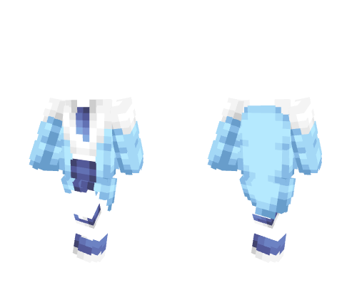 OB - White Shirt & Blue Coat w/ Skirt & Tie