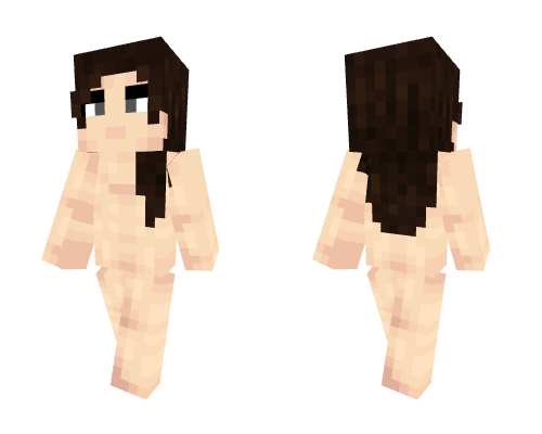 Female JAPPA Skin Base - Dark Brown Hair & Pale Skin