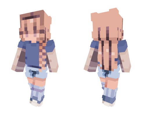 The Hues of Blues Minecraft skin