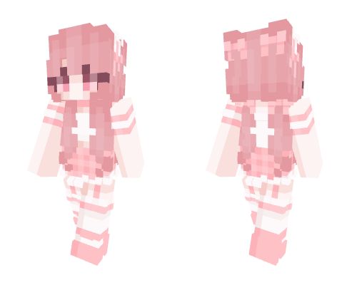 pink maiden Minecraft skin