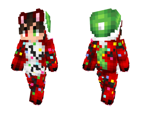 Snooty Cat ~ Christmas Skin Commission v2