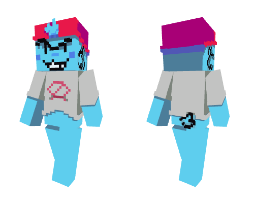 BUMFUZZLE BOYFRIEND FNF Minecraft skin