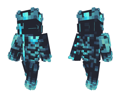 Blue Tears {SizArts.} -Neon Creatures- Minecraft skin