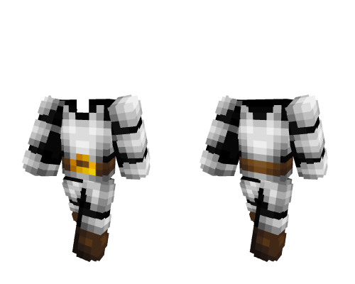 OB ~ Silver Knight Armor v2 Minecraft skin