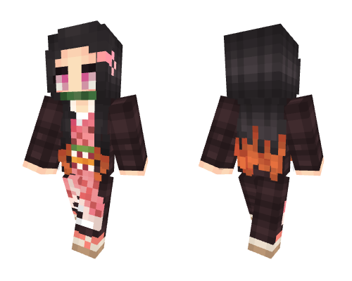 Nezuko Kamado Minecraft skin
