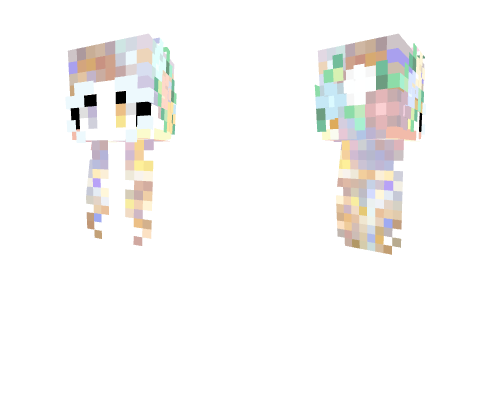 Female HB - Pixelated Golden Glitter Fade
