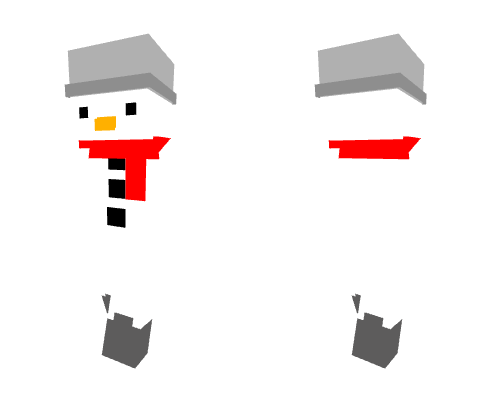 Snowman (Scarf) Minecraft skin