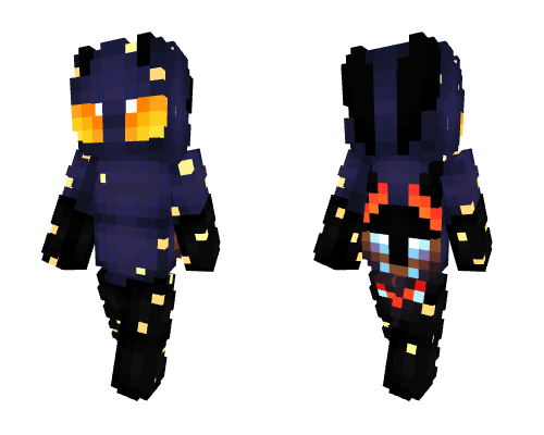 Starry Midnight Moth ~ Commission Minecraft skin