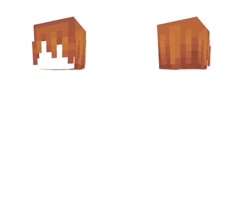 HB ~ Long Messy Golden Ginger Bangs Minecraft skin