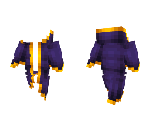 OB - Wizards Purple Magic Robe w/ Gold