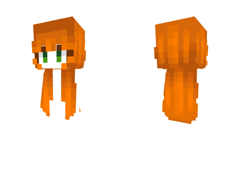 Female HB - Straight Ginger Orange Fade v2
