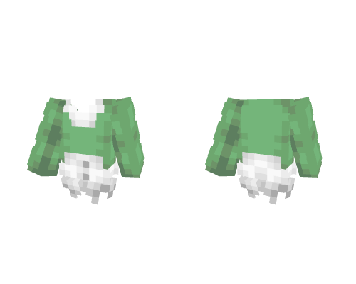 OB - Summer Green Top with White Shorts
