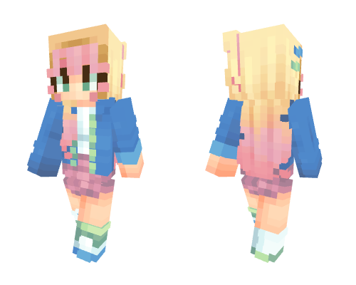 pink lemonade Minecraft skin