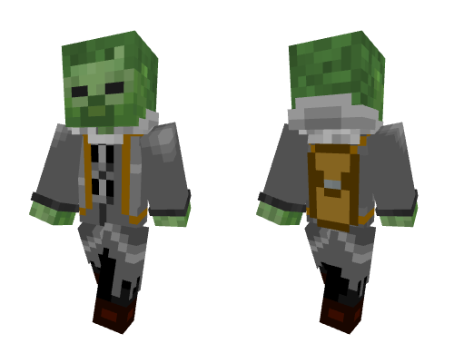 Gray No HD Minecraft skin