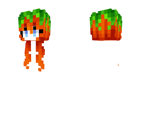 Female HB - Pumpkin Orange & Green