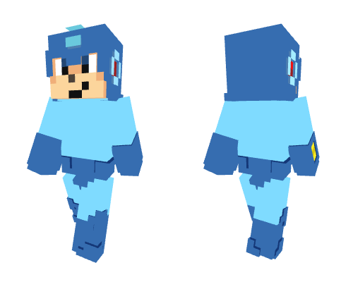 Mega Man Minecraft skin
