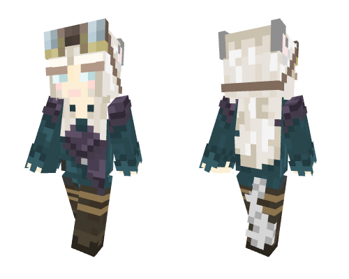 leopard girl Minecraft skin