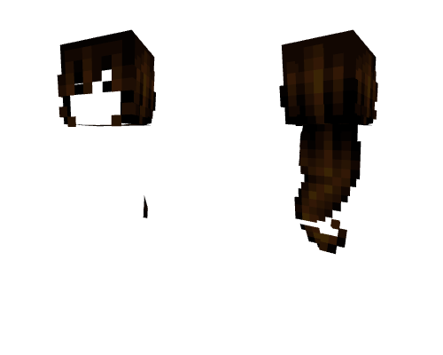 HB ~ Curled Dark Brunette Minecraft skin