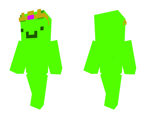 green Wemmbu Minecraft skin