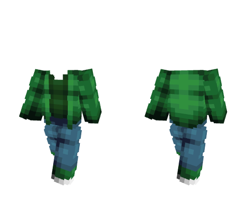 OB - Green Sweater & Shirt w/ Jeans