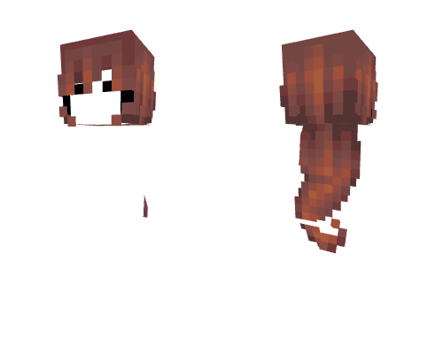 HB ~ Curled Charred Brownish Red Minecraft skin
