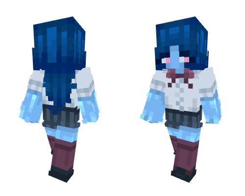 Mlle Bluness 2 Minecraft skin