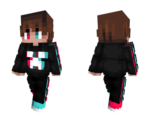 TikTok Guy In 3D Creeper Outfit