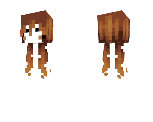 Female HB - Long Chestnut Fade Pigtails