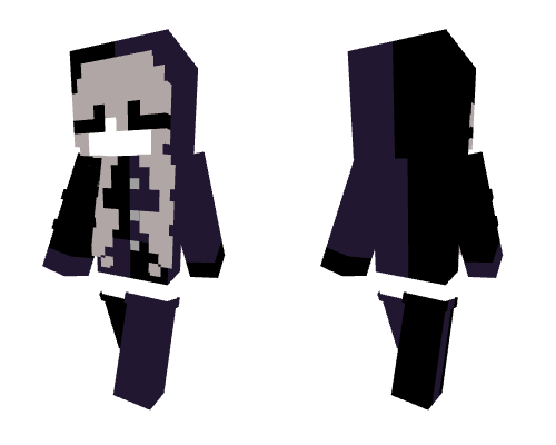 Clown girl (Black and dark purple)