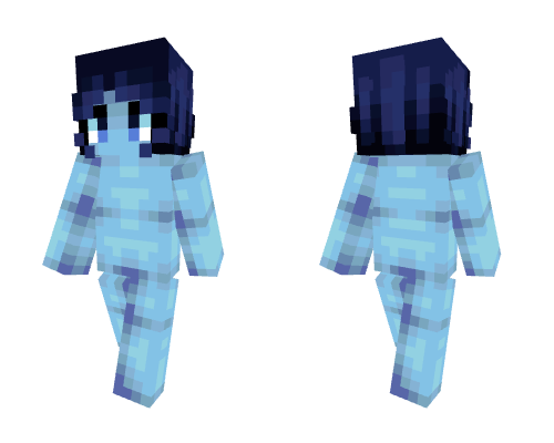 Full Skin Base ~ Deep Blue Sea Skin And Hair