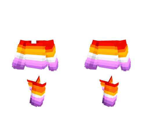 OB ~ Pride Lesbian Sweater w/ Socks Minecraft skin