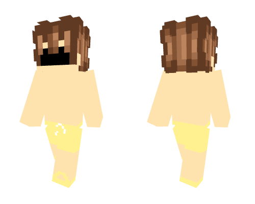 Yellow Bathing Suit - Male Minecraft skin