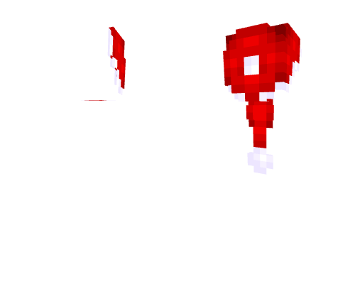 Hat Base - Long Red Santa Hat 2025