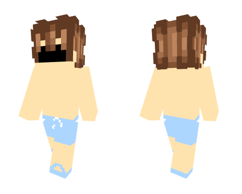 Blue Bathing suit Minecraft skin