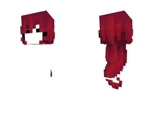 HB ~ Curled Berry Red Minecraft skin