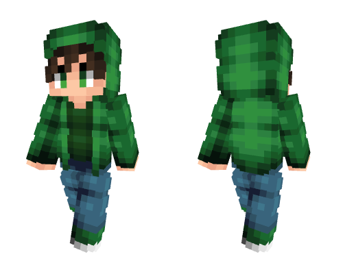 Sanuty ~ Green Hoodie Commission