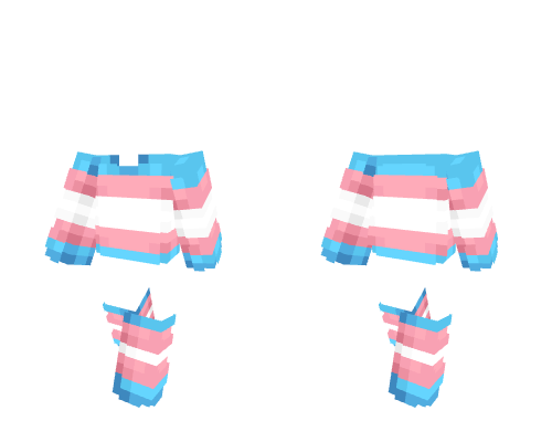OB ~ Pride Transgender Sweater w/ Socks Minecraft skin