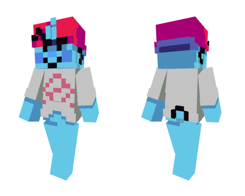 BUMFUZZLE BOYFRIEND FNF 64x64 Minecraft skin