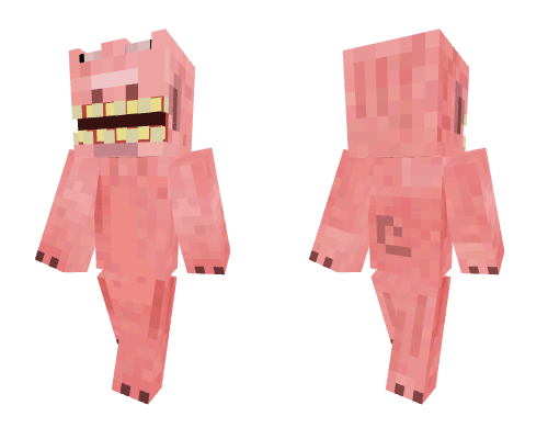 Freaky Pig Minecraft skin