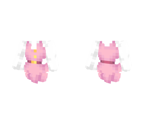 OB - Pastel Cupcake Pink Dress With White Sleeves