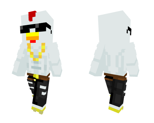 gangster chicken Minecraft skin