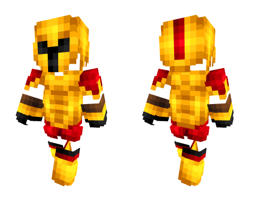 OB - Golden And Red Gladiator Armor