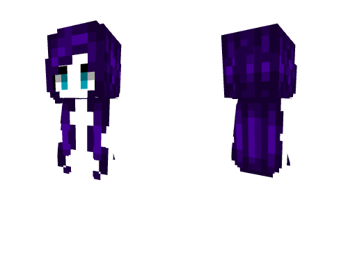 Female HB - Straight Purple Semi-Ombre