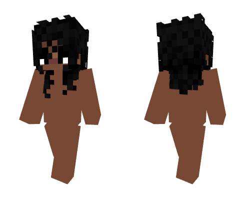curly hair skin base Minecraft skin