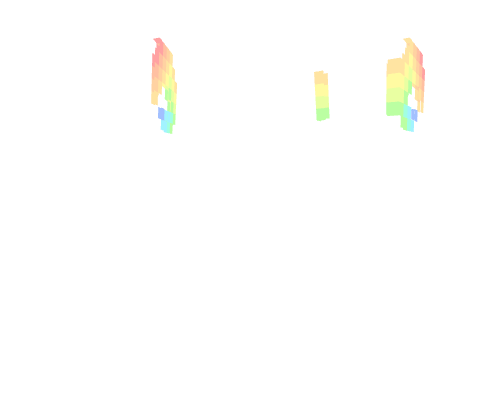 Horn Base - Pastel Rainbow Ramhorns