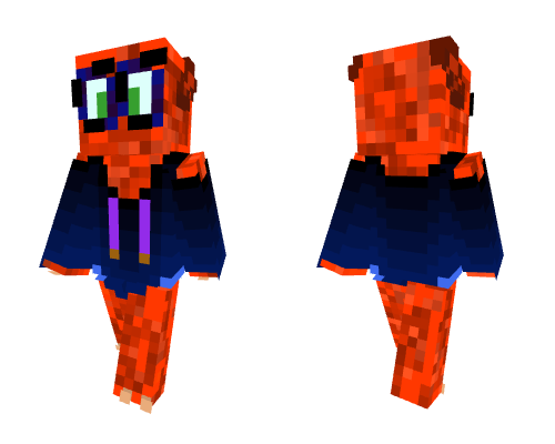 Dragon wearing a blue Hoodie
